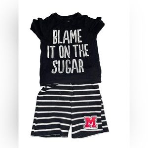 Children’s Place Shirt with Mickey Mouse Disney Shorts set summer size 3T